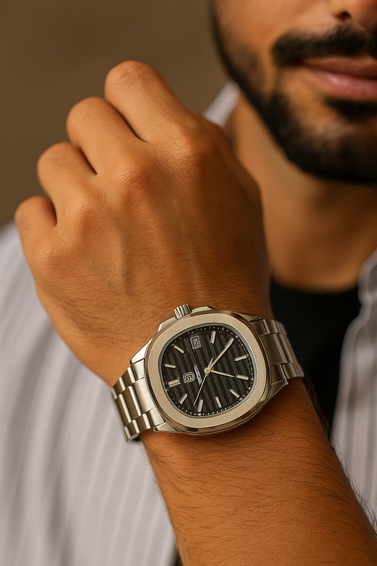 Luxury Stainless Steel Watch