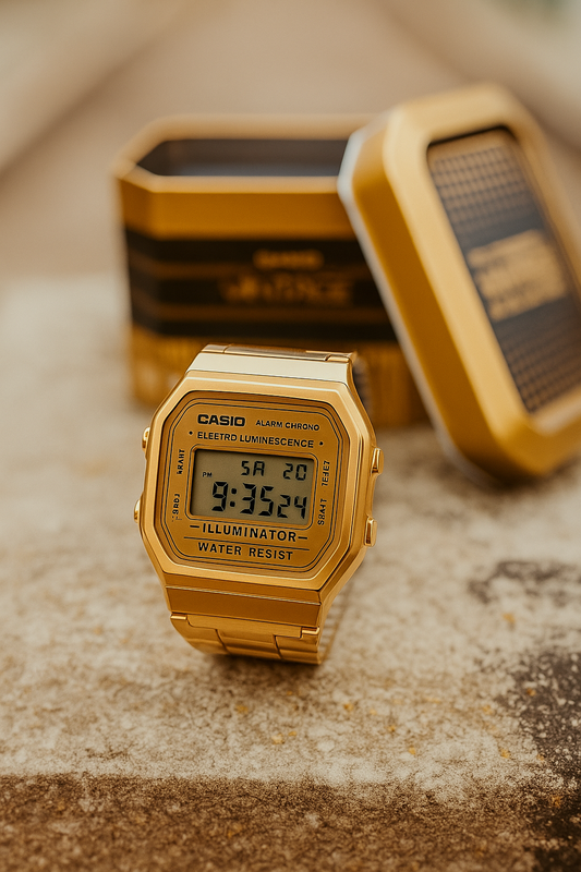 Casio Vintage Digital Gold Unisex Watch