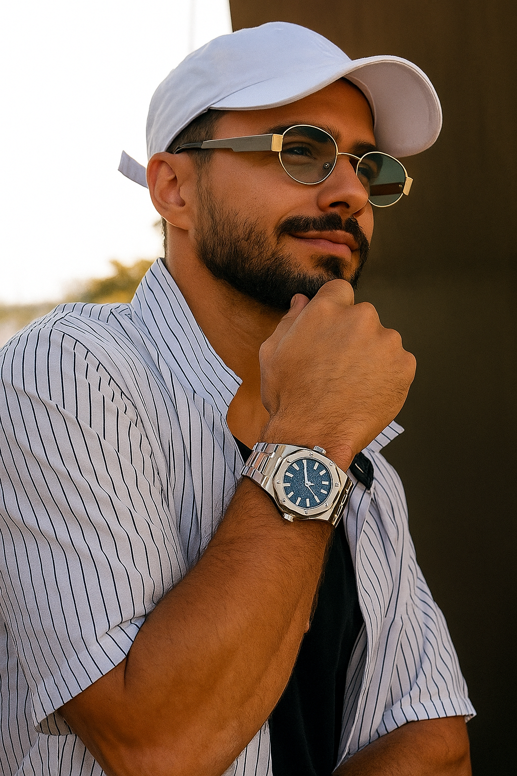 Luxury Stainless Steel Watch