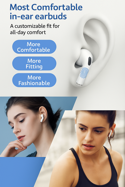 XANK Pro 4 Earbuds-Bluetooth Headset (Multicolour, True Wireless)
