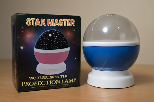 Star Master Rotating 360 Degree Moon Night Light Lamp Projector with Colors and USB Cable,Lamp for Kids Room Night Bulb (Multi Color,Pack of 1) (Random)