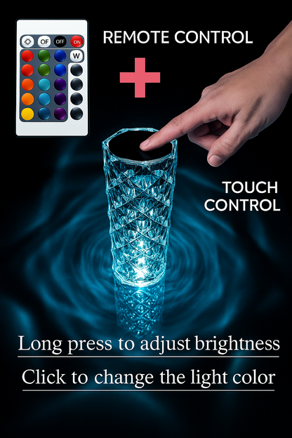 Color Changing Touch Lamp-Touch Control Bedside Lamp with USB Port