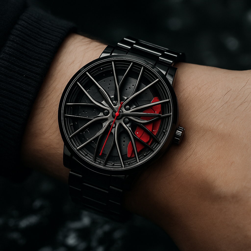Stereoscopic Car Wheel Watch