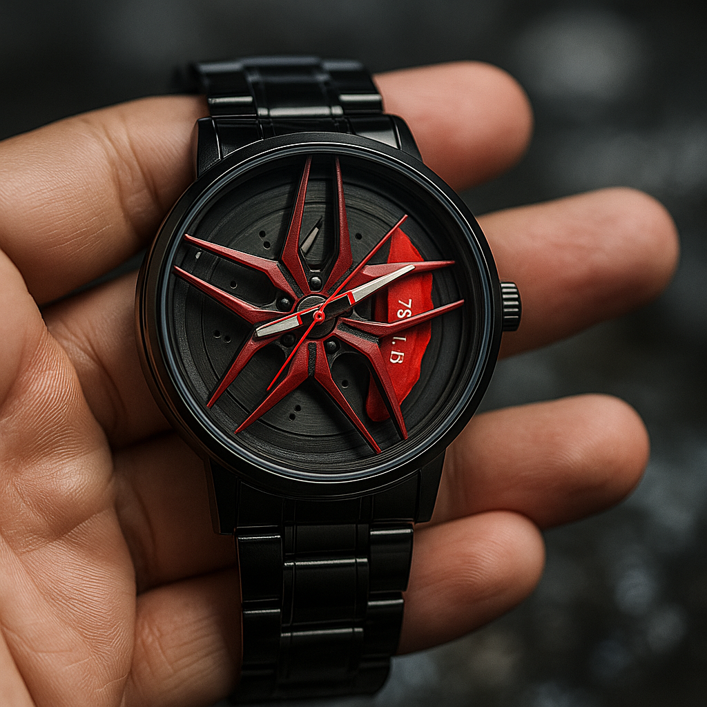 Stereoscopic Car Wheel Watch