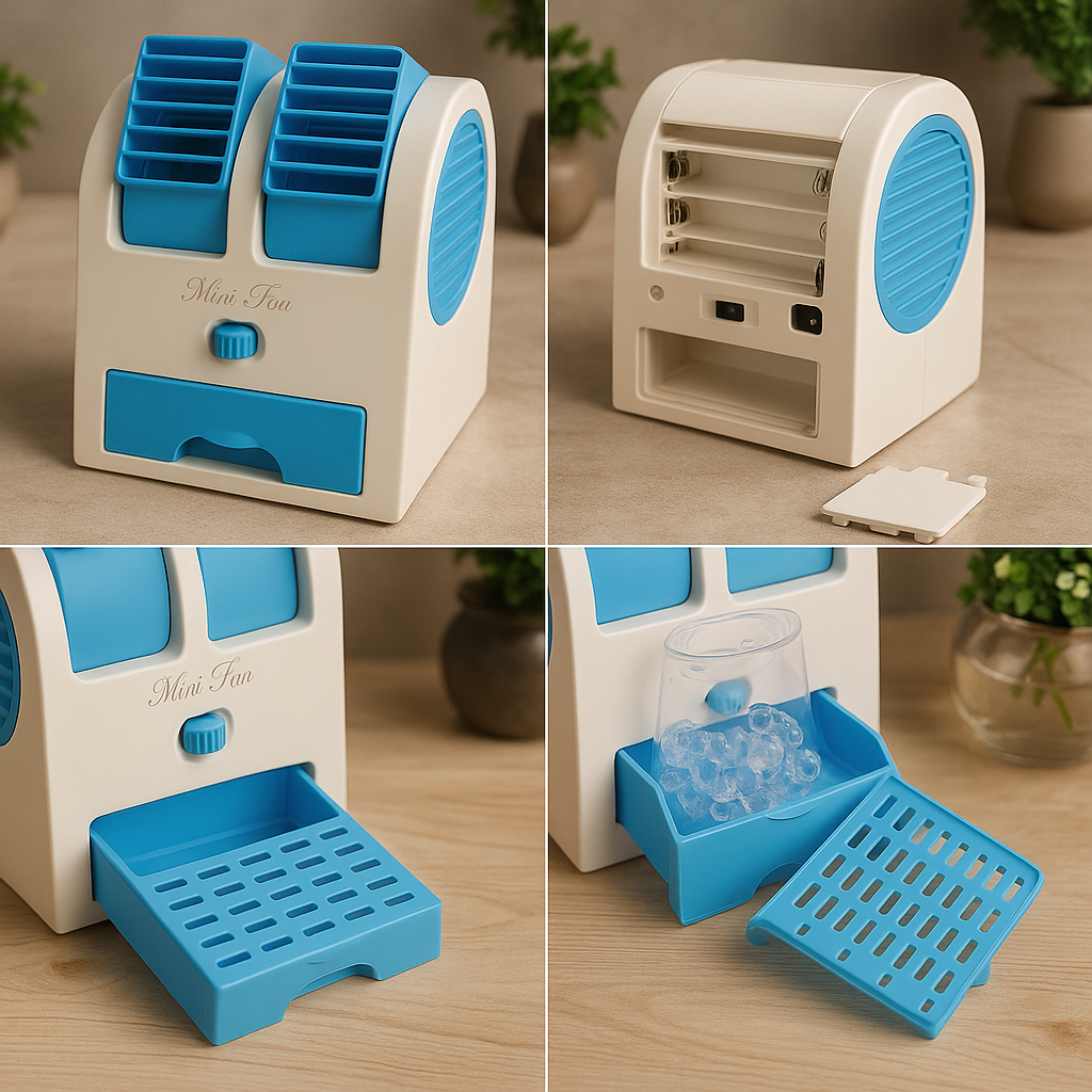 Divera Go Arctic Air Portable 3 In 1 Conditioner Humidifier Purifier Mini Cooler
