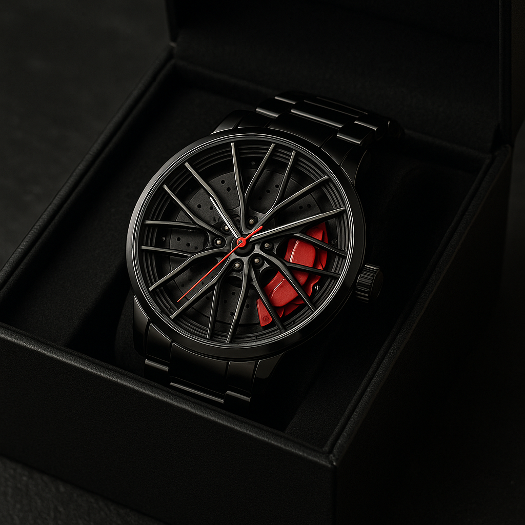 Stereoscopic Car Wheel Watch